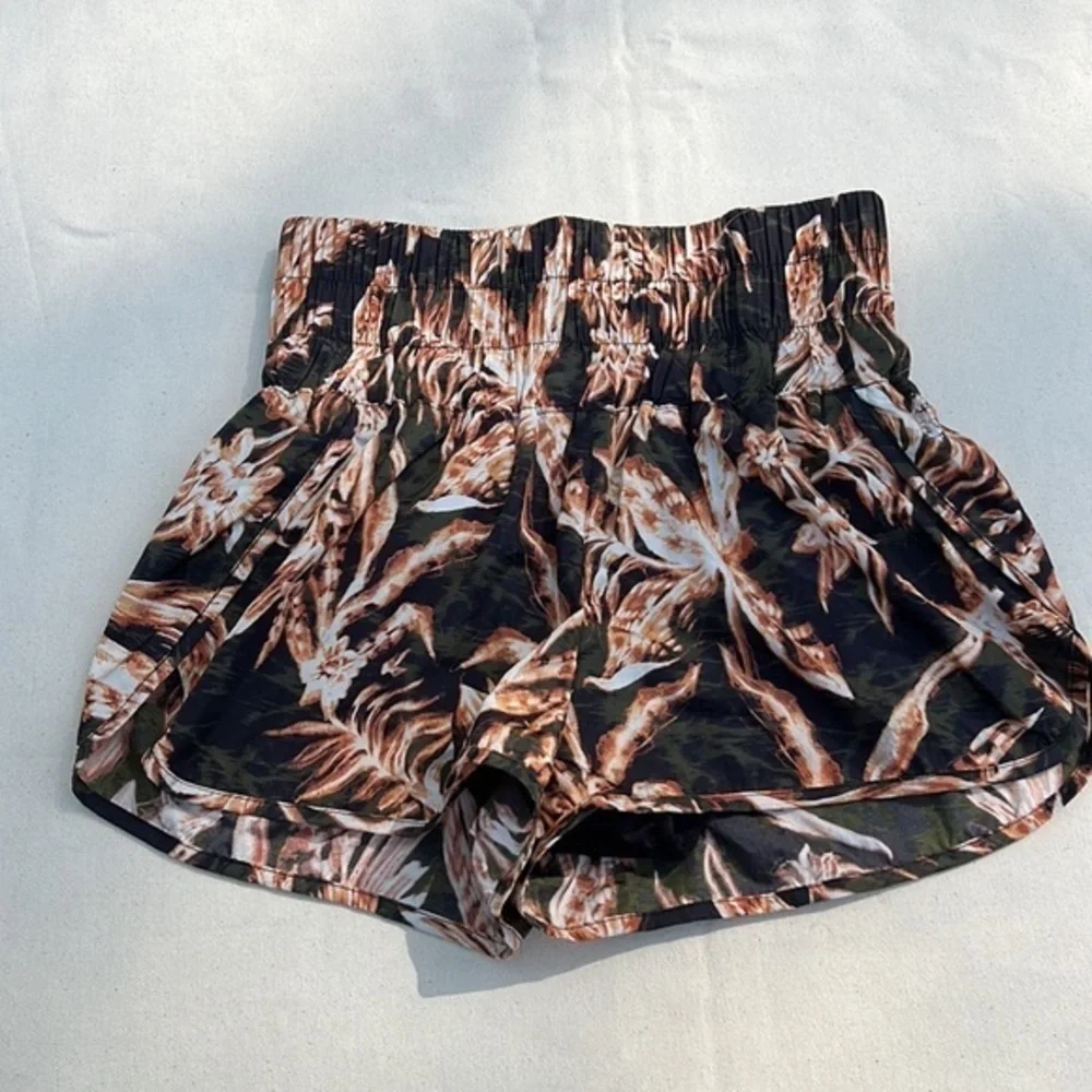 Free People The Way Home Printed Shorts